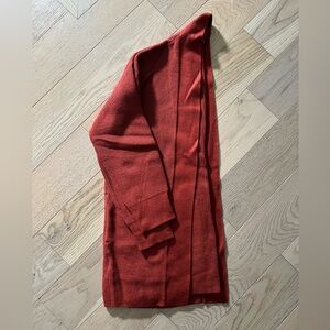 lululemon athletica rust cardigan, size 4
